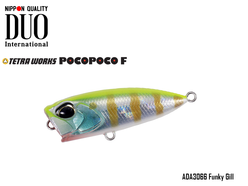Duo Tetra Works PocoPoco F (Length: 40mm, Weight:3gr, Type: Floating,  Colour: ADA3066 Funky Gill) [DUOPOCO-ADA3066] - €12.71 : ,  Fishing Tackle Shop