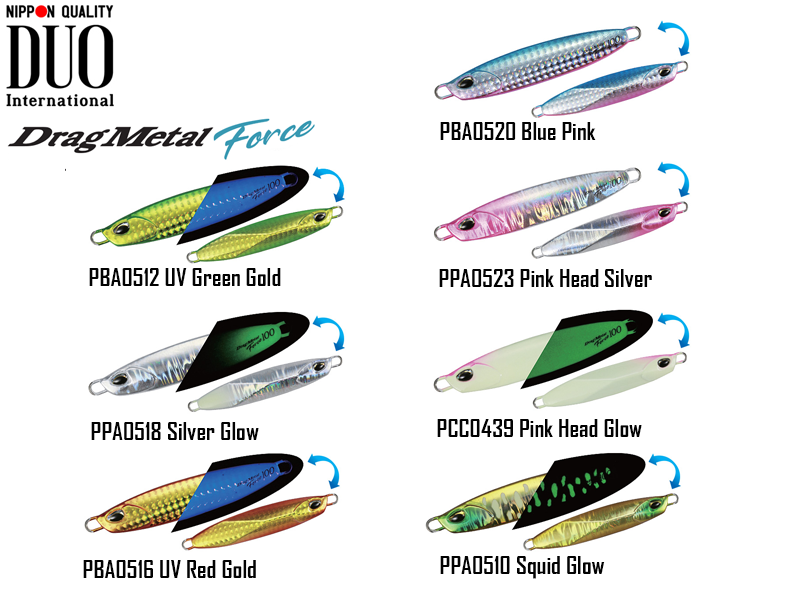 DUO Drag Metal Cast Force (Weight: 60gr, Colour: PBA0520 Blue Pink)  [DUODMCF60-PBA0520] - €14.03 : , Fishing Tackle Shop
