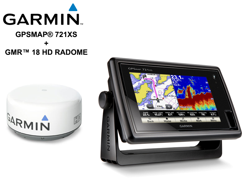 Garmin GPSMAP® 721XS + GMR™ 18 HD Radome [GARMIN010-01101-01/COMBO1] - €2,375.12 : Tackle4all.com, Fishing Shop