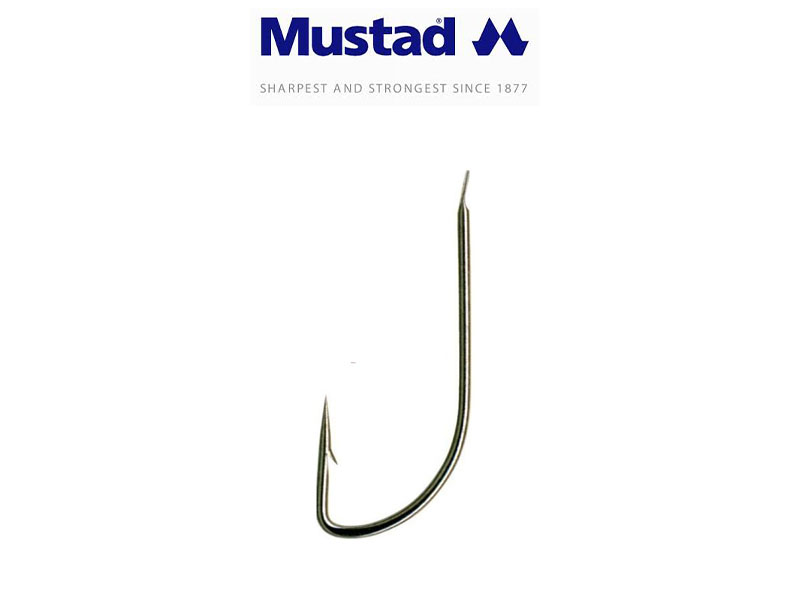 Mustad 90339NPBLN Long Point Hooks (Size: 6, Pack: 10