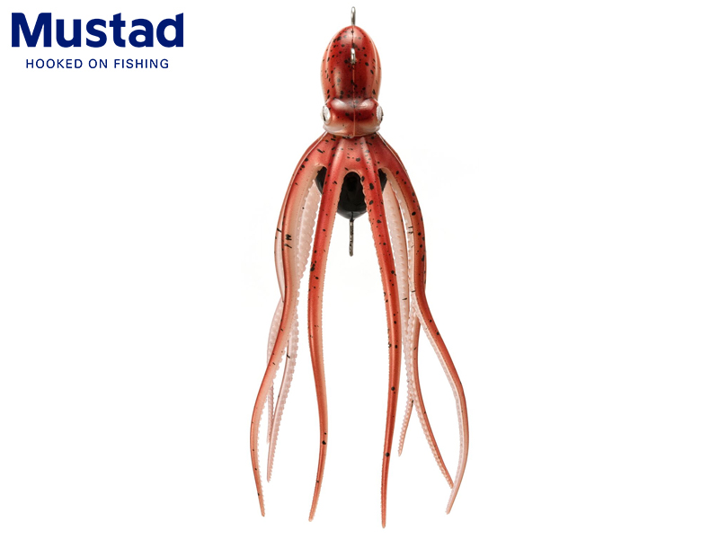 Mustad Inkvader Octopus Jig (Color: Red, Weight: 60gr)