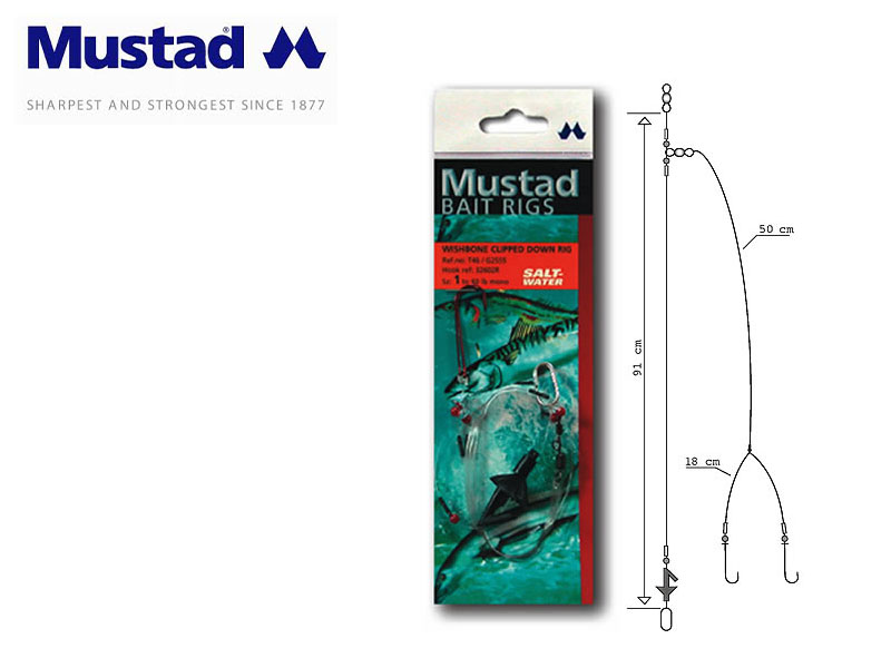 Mustad Sabiki Rig With Lureflash (Hook: 1/0) [MUSTTER60] - €1.12 :  , Fishing Tackle Shop
