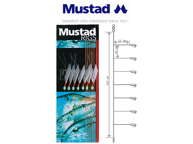 Mustad Piscator Rig (Hook: 2) [MUSTTER80-2] - €1.27 : ,  Fishing Tackle Shop