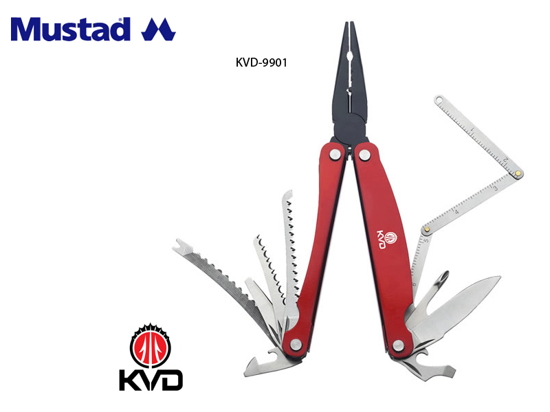 Mustad KVD 7.5” Angler's Stainless Steel Multi-Tool with Nylon Belt Holster  KVD-9901 [MUSTKVD-9901] - €8.40 : , Fishing Tackle Shop