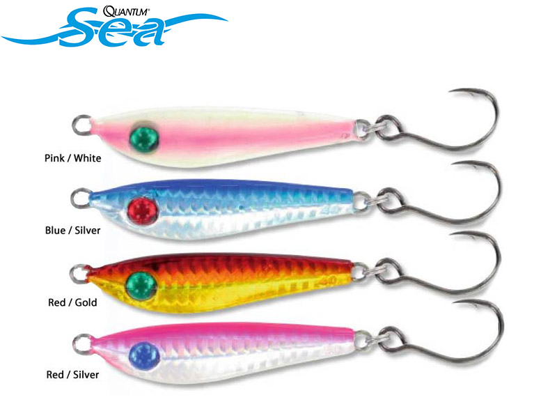 Quantum MAHI Lures (Weight: 40g, Hook: #2/0, Color: Red/Gold)
