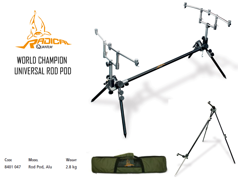 Quantum Radical World Champion Universal Rod Pod [QUAN8401047] - €152.00 :  , Fishing Tackle Shop
