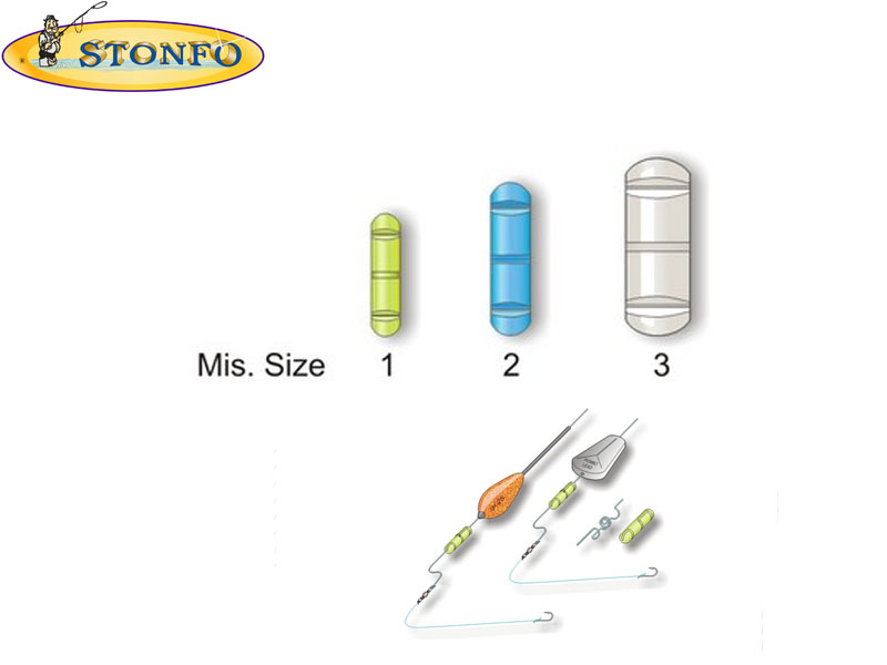 Stonfo Weight Stopper (Size 2: dim. mm ⌀ 5x18,5, 10pcs) [STON272