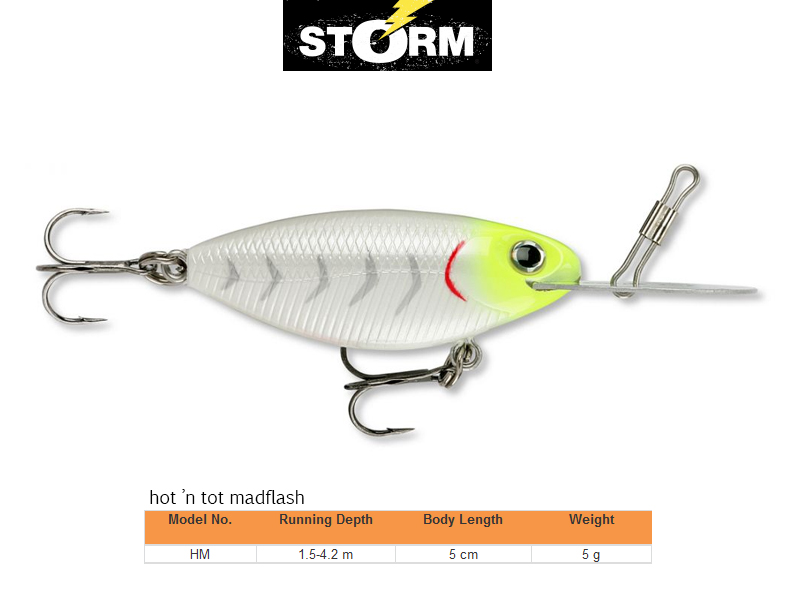 Storm Hot ´N Tot Madflash (Model: HM, Length: 5cm, Weight: 5g, Colour: 553)
