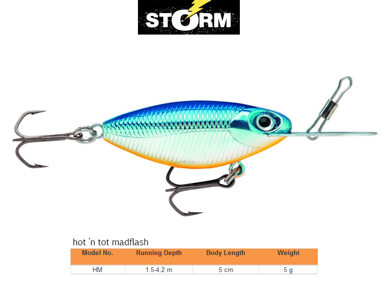 Storm Hot ´N Tot Madflash (Model: HM, Length: 5cm, Weight: 5g, Colour: 594)