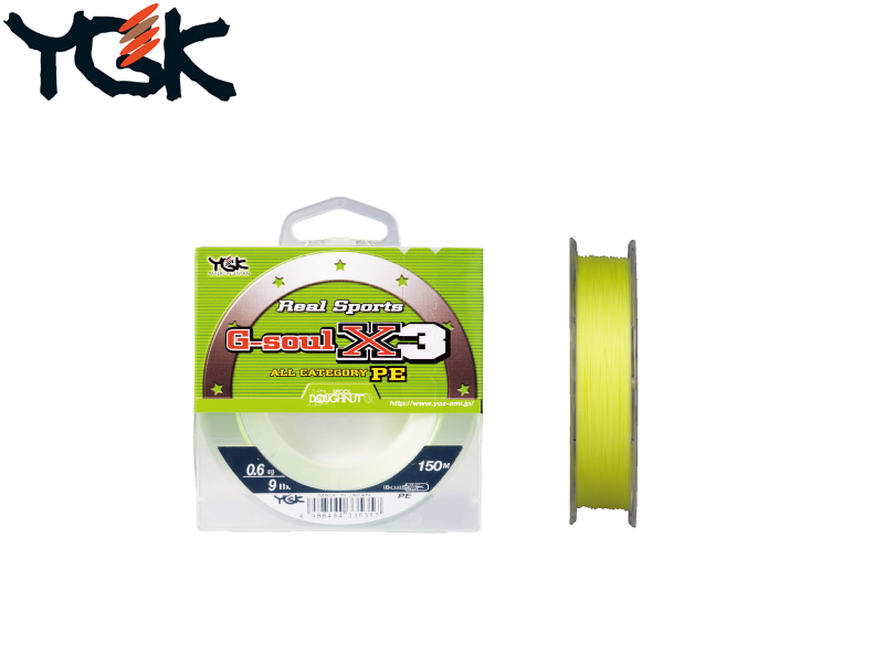 YGK Real Sports G-Soul X3 150m (PE #1, 16lbs)