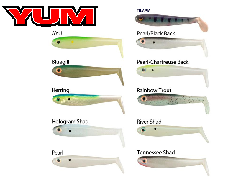 Yum Money Minnow (Length: 5 in, Pack: 4, Color: Tennessee Shad) [YUMM5926]  - €12.80 : , Fishing Tackle Shop