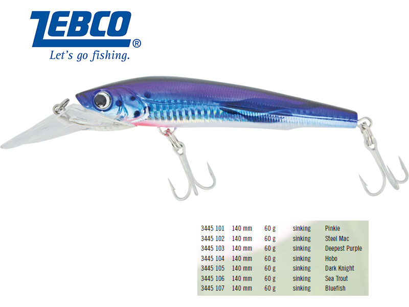 Zebco B-Mac (Length: 140mm, Weight: 60 g, Color: Sea Trout) [ZEBC3445106] -  €9.56 : , Fishing Tackle Shop