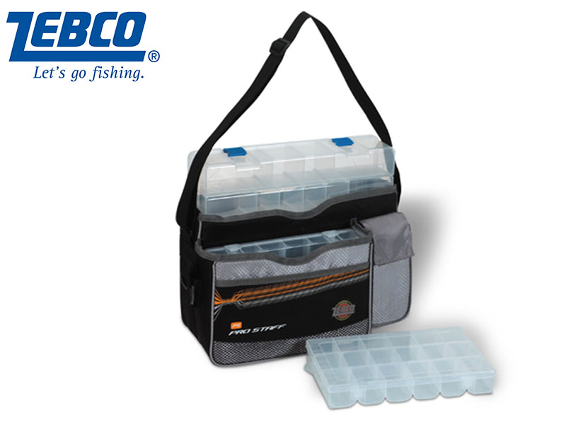 Zebco Pro Staff Deluxe Carryall Fishing Bag & 4 tackle boxes Fast Tracked Post 