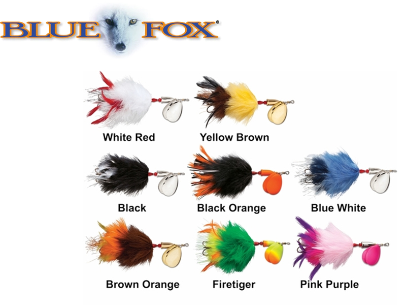 Blue Fox Vibrax Super Bou ( Length: 8", Weight: 35gr, Color: Black)