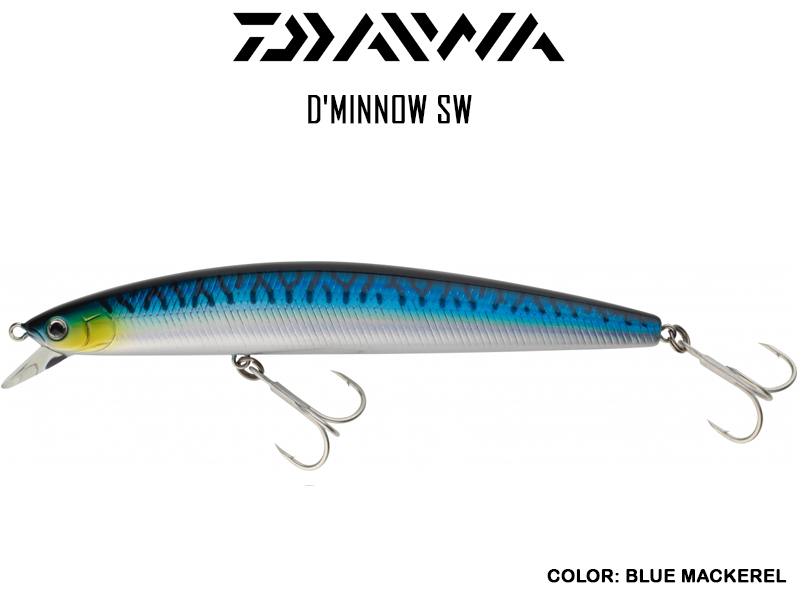 Daiwa D' Minnow SW (Length: 15cm, Weight: 31.5gr, Color: Blue