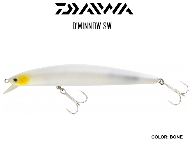Daiwa D' Minnow SW (Length: 15cm, Weight: 31.5gr, Color: Bone)