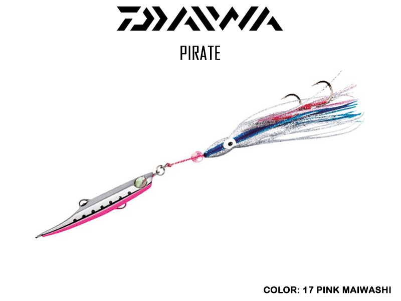 Daiwa Inchiku Pirate ( Weight: 120gr, Color: 17 Pink Maiwashi)