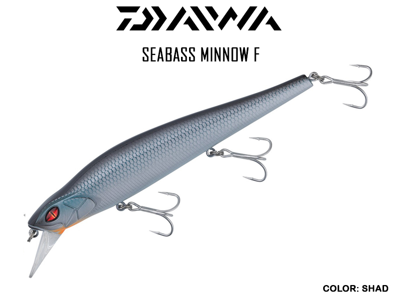 Daiwa Seabass Minnow F (Length: 12cm, Weight: 19.5gr, Color: Shad)