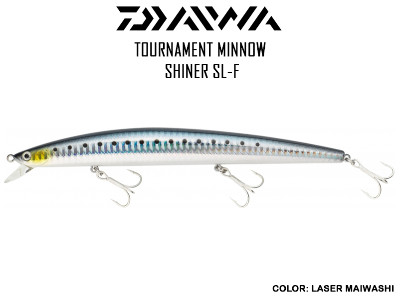 Daiwa TOURNAMENT Minnow Shiner SL-F (Length: 17cm, Weight: 28gr, Color: Laser Maieashi)