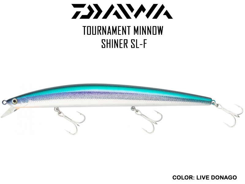 Daiwa TOURNAMENT Minnow Shiner SL-F (Length: 17cm, Weight: 28gr, Color: Live Donago)
