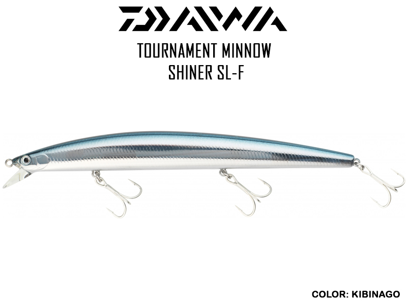 Daiwa TOURNAMENT Minnow Shiner SL-F (Length: 17cm, Weight: 28gr, Color: Kbinago)