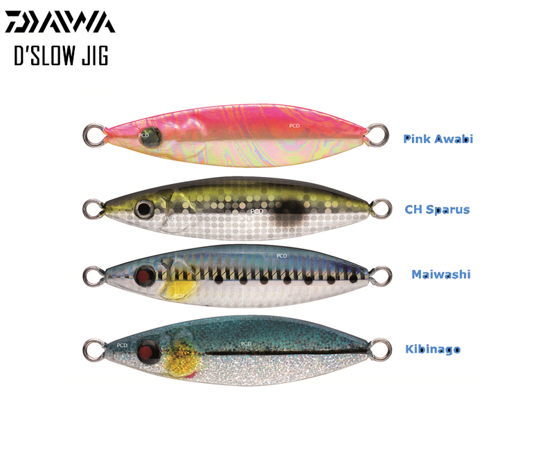 Daiwa D'Slow Jig (Color: CH Sparus, Weight: 80gr)