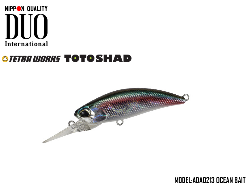 DUO Tetra Works Toto Shad 48S (Length: 48mm, Weight: 4.5gr, Color: ADA0213 Ocean  Bait) [DUOTTS-ADA0213] - €12.71 : , Fishing Tackle Shop