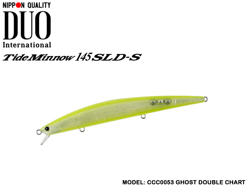 DUO Tide Minnow 145 SLD-S ( Length: 145cm, Weight: 22.5gr, Color: CCC0053  Ghost Double Chart) [DUOTMS145SLD-S-CCC0053] - €19.55 : ,  Fishing Tackle Shop