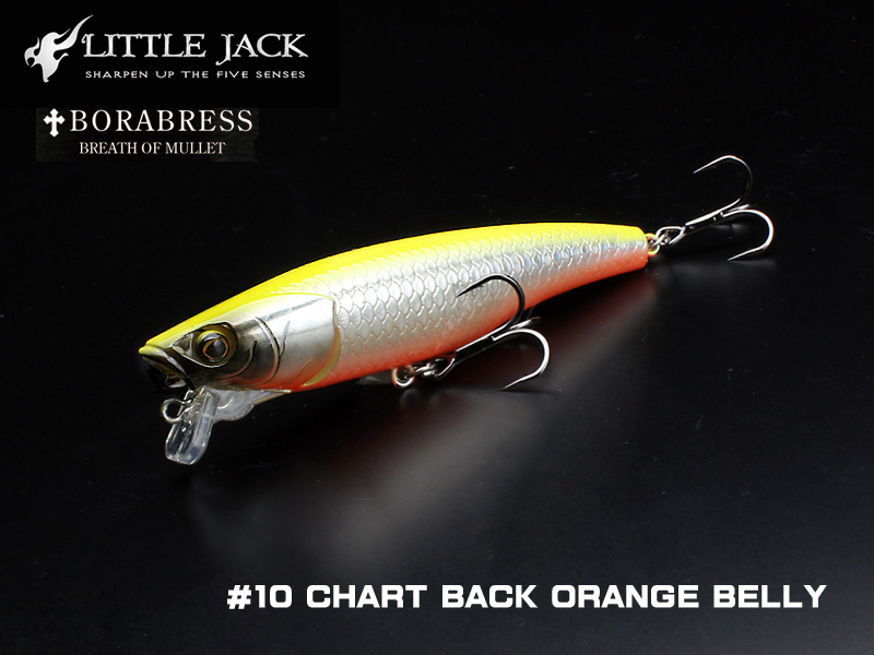 Little Jack Borabress (Length: 80mm, Weight: 8.3gr, Color: #10 Chart Back  Orange Belly) [LJAC9500] - €11.84 : , Fishing Tackle Shop