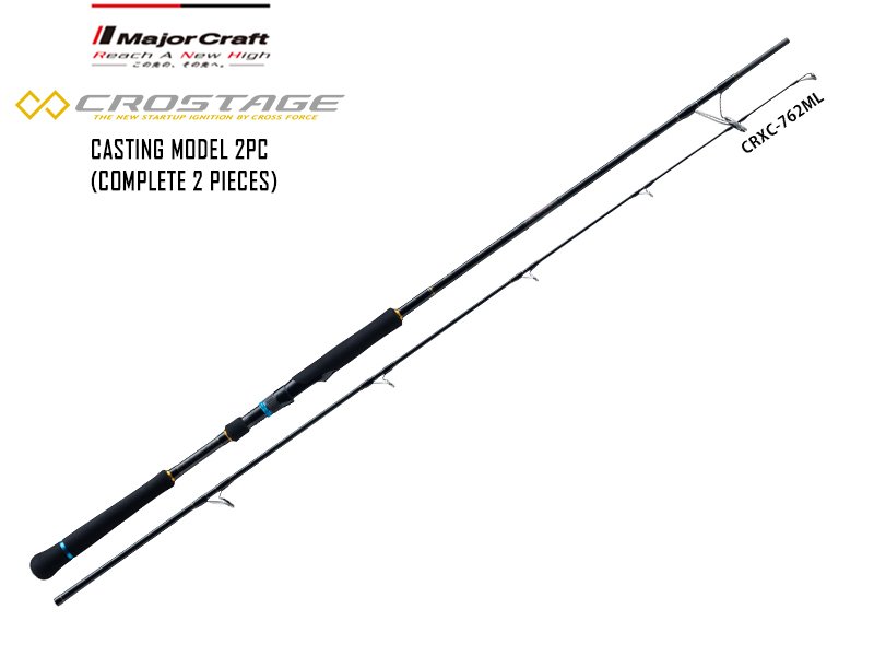 Major Craft New Crostage Casting model 2 pc CRXC-762M (Length: 2.32mt, Lure: 20-80gr)