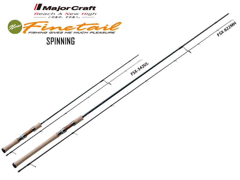 Major Craft New Finetail Spinning FSX-512L (Length:1.55mt, Lure: 2-10gr)