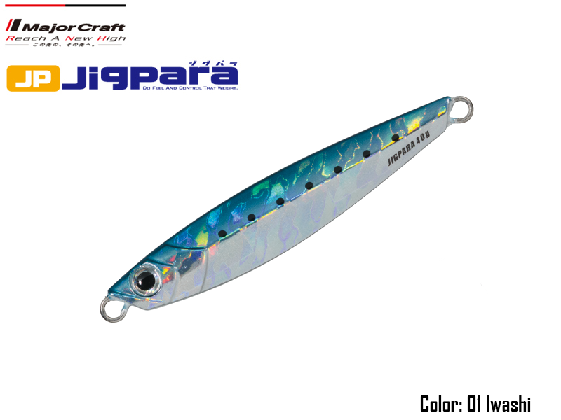 Major Craft Jigpara Short (Color:#01 Iwashi, Weight: 30gr