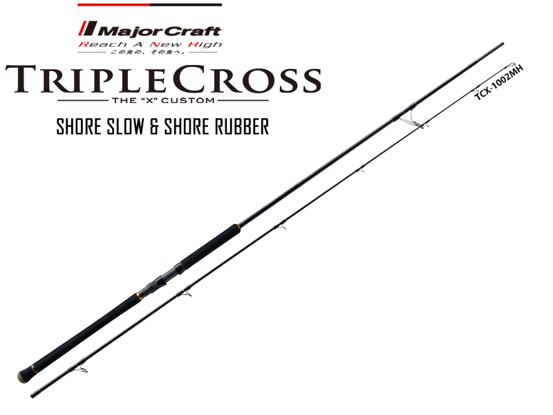 Major Craft Tripple Cross Shore Slow & Shore Rubber TCX-922ML/SRJ (Length: 2.80mt, Lure: 15-30gr)