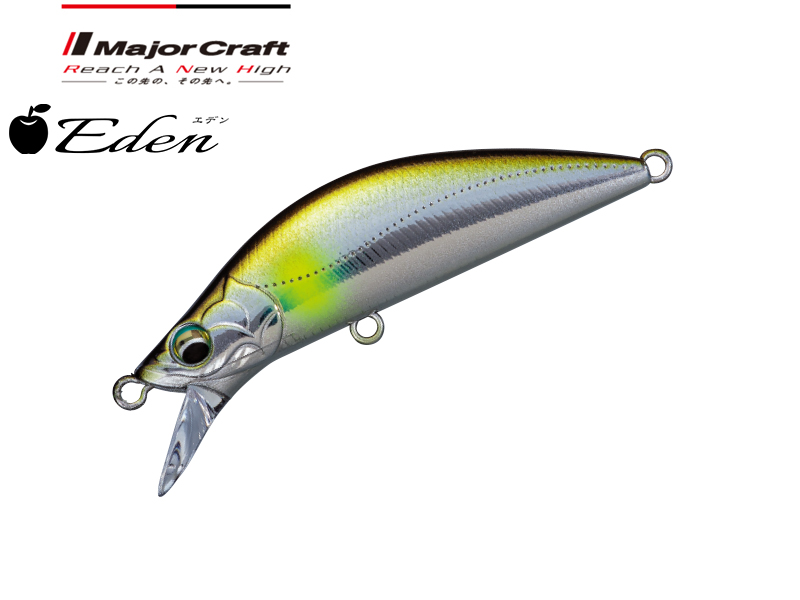 Major Craft Eden Heavy Sinking EDN-50H (Length: 50mm, Weight: 5.5gr, Color: #7 Plated Sweetfish)