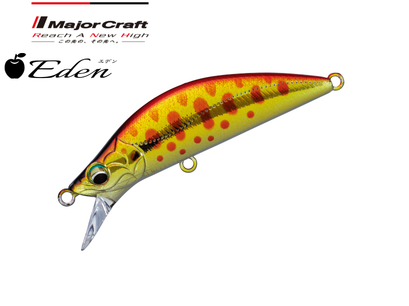 Major Craft Eden Heavy Sinking EDN-50H (Length: 50mm, Weight: 5.5gr, Color: #10 Red Gold Yamame)