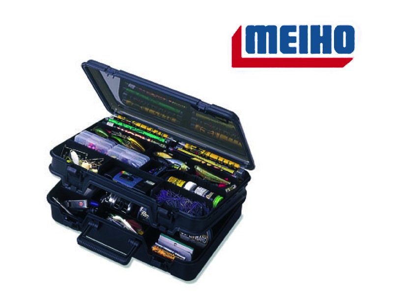 MEIHO Versus VS 3070 Angelkoffer Zubehörbox Angelkasten Doppelklappbox 
