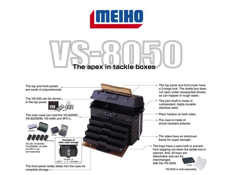 Meiho Versus VS-8050 (542mm x 300mm x 397mm) [MEIHVS8050 