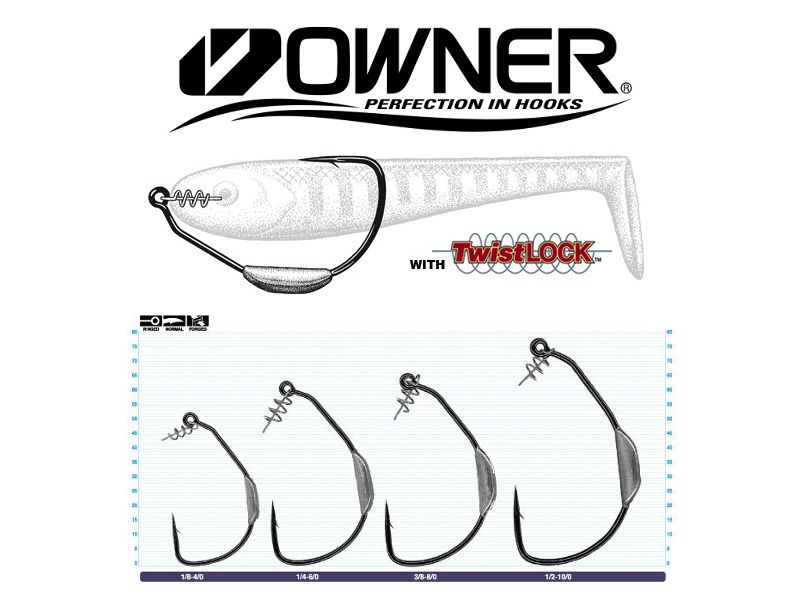 Owner Twistlock Beast Hook (Size: 6/0, Pack: 3pcs) [MSO5130/6/0] - €5.56 :  , Fishing Tackle Shop