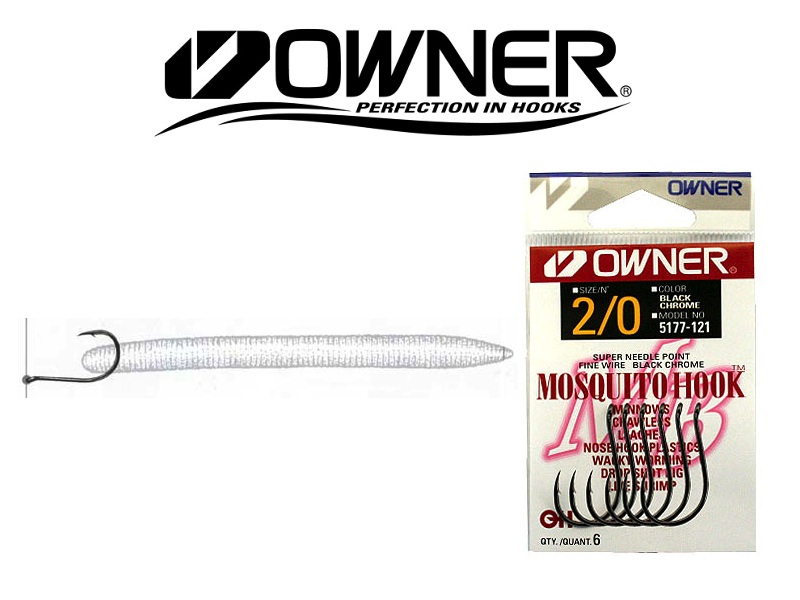 Owner 5177 Mosquito Hook Black (#12, 12pcs) [MSO5177/12] - €1.56 :  , Fishing Tackle Shop