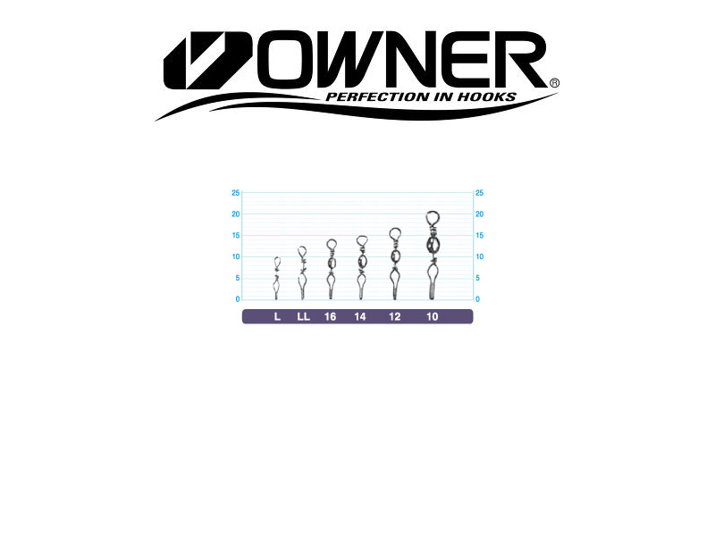 Owner 52478 Swivel Line Stopper (#12, 6pcs) [MSO52478:11383