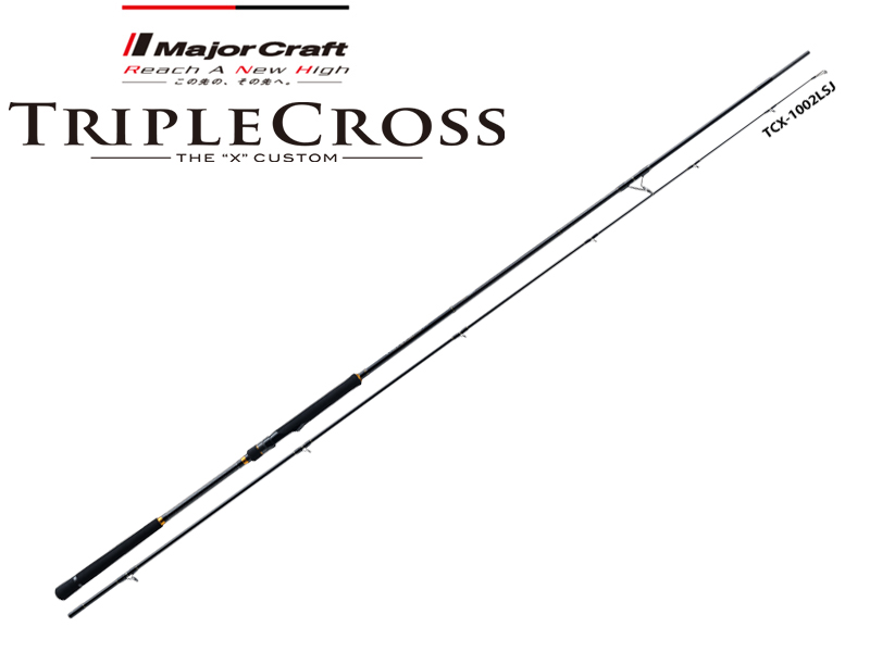 Major Craft Tripple Cross Shore Jigging TCX-1002LSJ (Length: 3.05mt, Lure: 20-60gr)