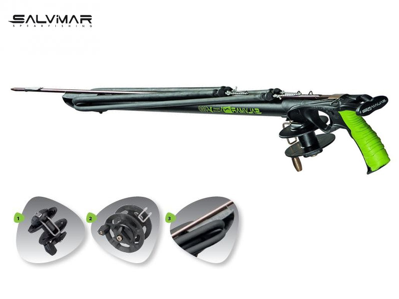Salvimar V-Pro 105 Speargun [SALVI300105ROP] - €182.71 : ,  Fishing Tackle Shop