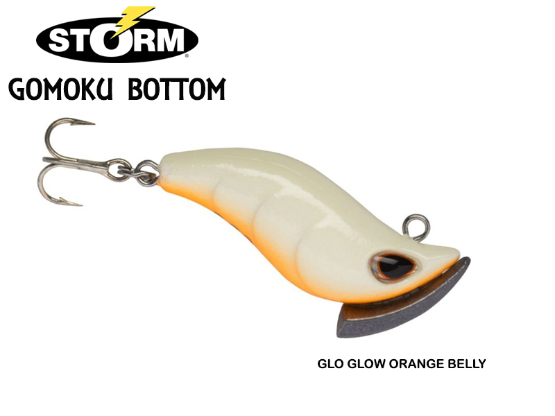 Storm Gomoku Bottom GBT30S (Length: 3cm, Weight: 2.5gr, Color: GLO Glow Orange Belly)