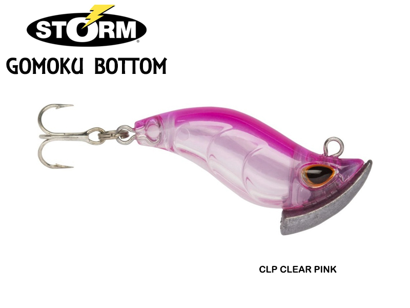 Storm Gomoku Bottom GBT30S (Length: 3cm, Weight: 2.5gr, Color: CLP Clear Pink)