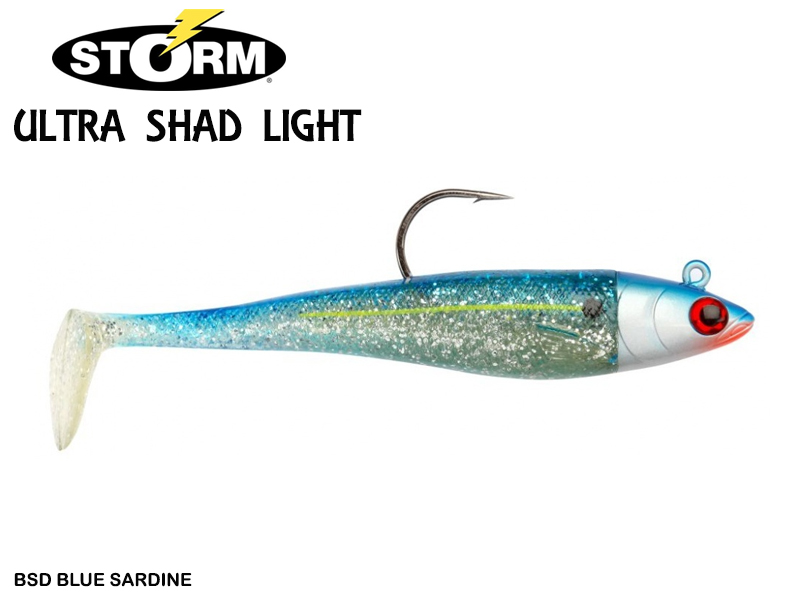 Storm Ultra Shad Light SJSD45Z (Length: 12cm, Weight: 18gr, Color: BSD Blue Sardine)