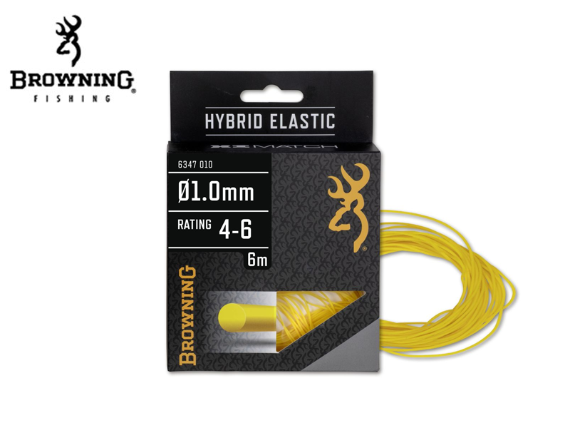 Browning Hybrid Elastic (Yellow, 1.00mm, Length: 6m)