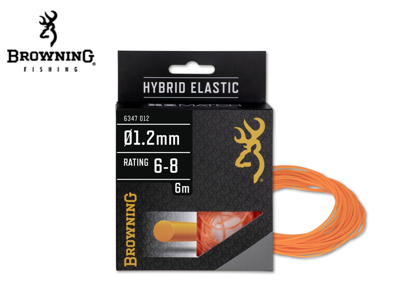 Browning Hybrid Elastic (Orange, 1.20mm, Length: 6m)