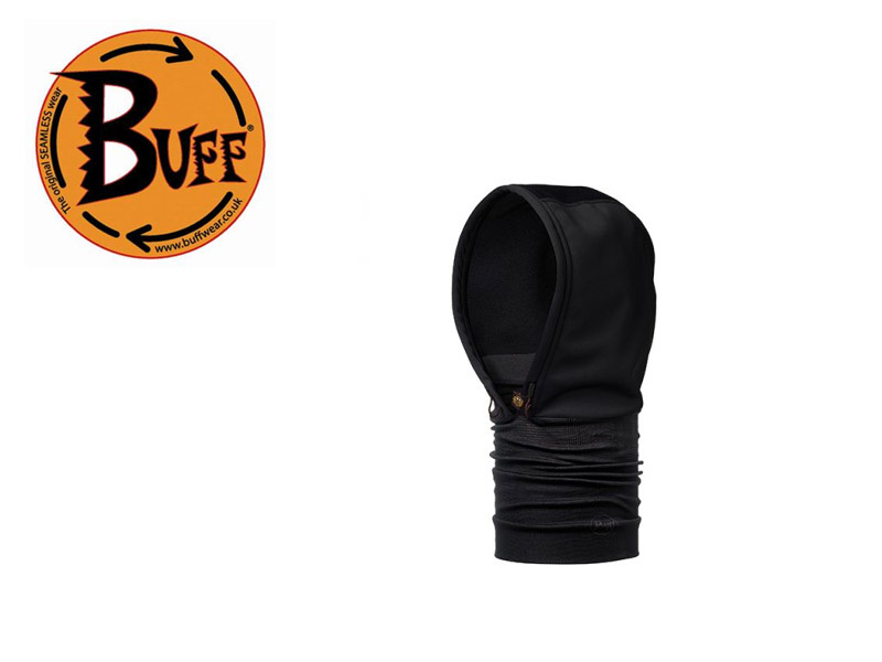 BUFF Hood Buff w/windstopper (Color: Black)
