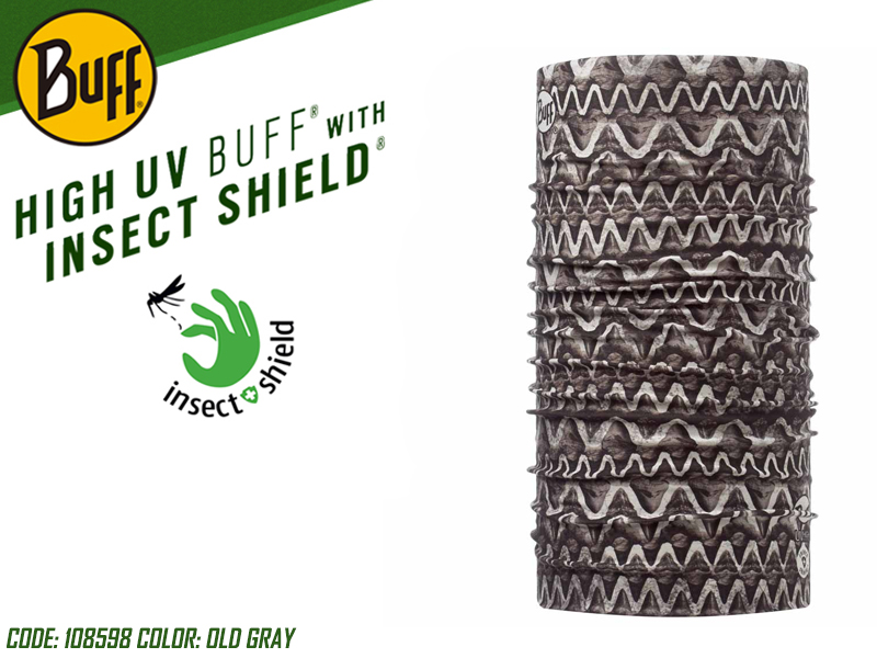 BUFF High UV with Insect Shield (Color: 108598 Old Gray)