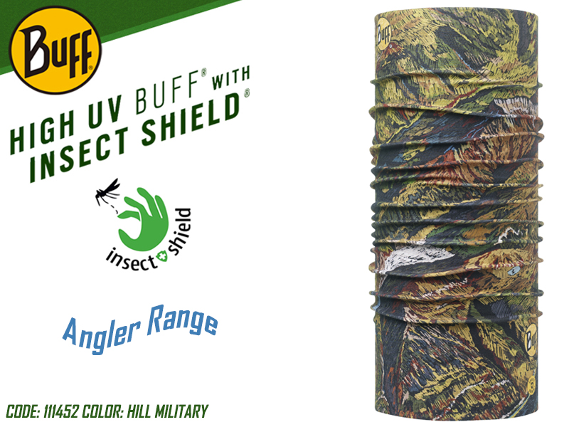 BUFF Angler Range High UV with Insect Shield (Color: 111451 Druk Graphite) - Click Image to Close
